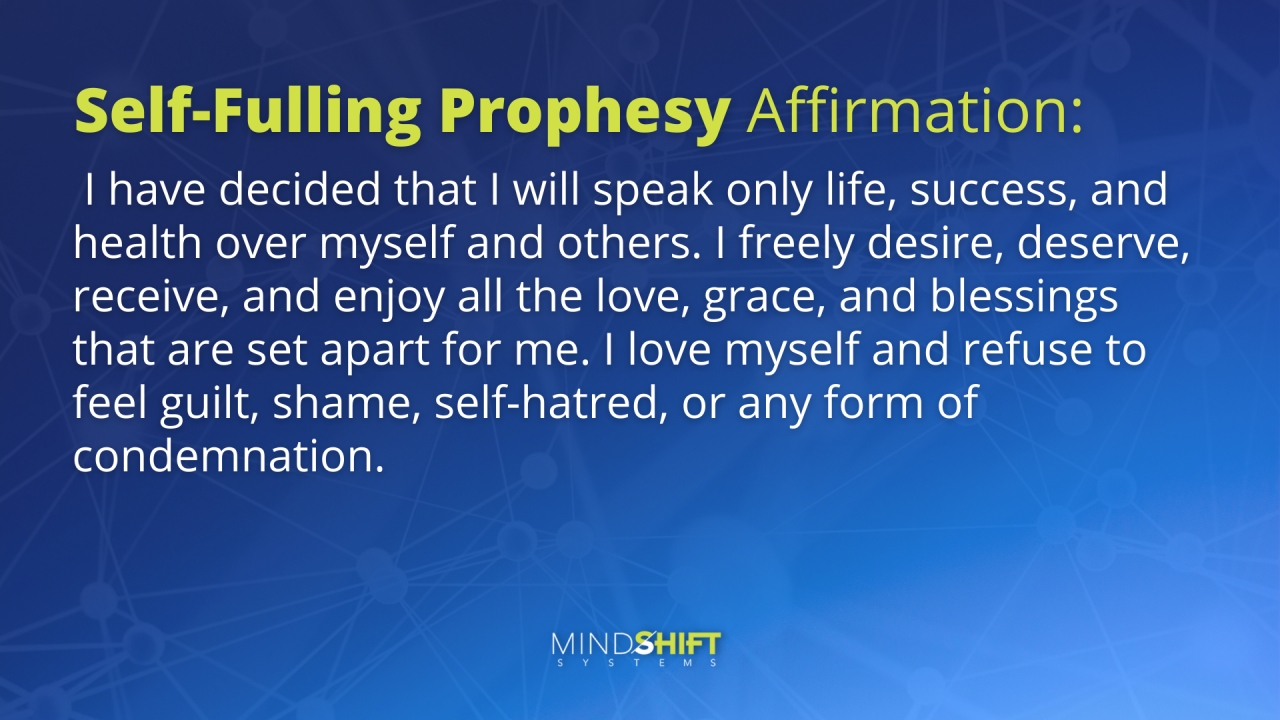 Self Talk Matrix – Self Fulfilling Prophecy