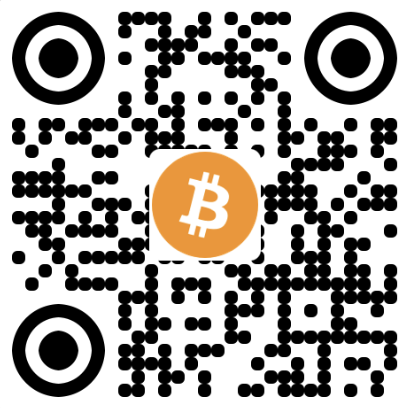 Bitcoin donation QR code